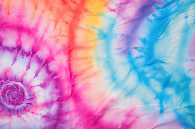 Foto der stoff ist wunderschön im tie-dye-stil gefärbt