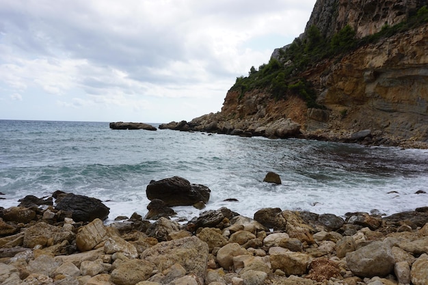 Der Strand am Ende der Insel