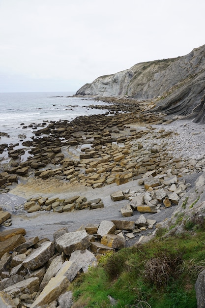 der Strand an der Küste