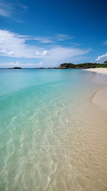 Der Strand auf der Insel Antigua