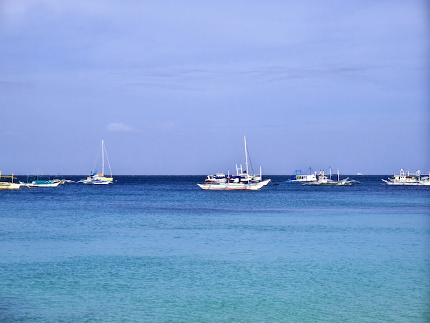 Der Strand auf der Insel Boracay, Philippinen