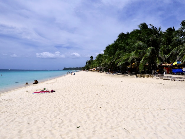 Der Strand auf der Insel Boracay, Philippinen