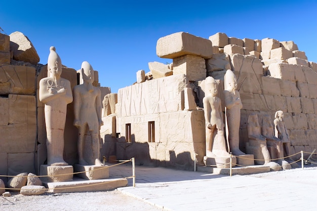 Der Tempelkomplex von Karnak, Luxor, Ägypten.