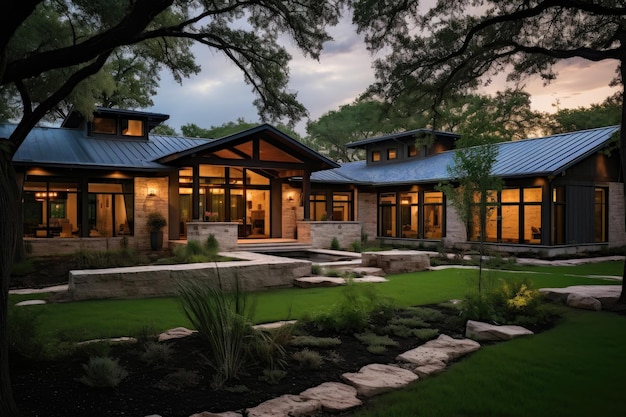Der texanische Traum - ein ausgedehntes Ranchhaus auf einem ausgedehnten Gelände