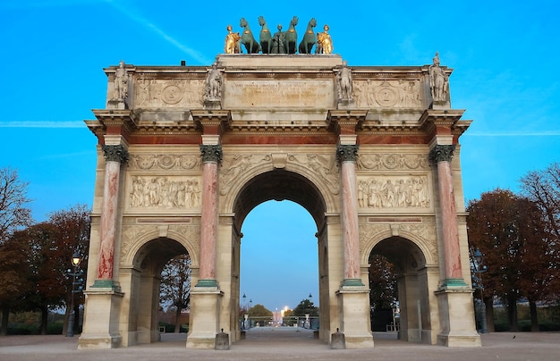 Der Triumphbogen des Carrousel Paris Frankreich