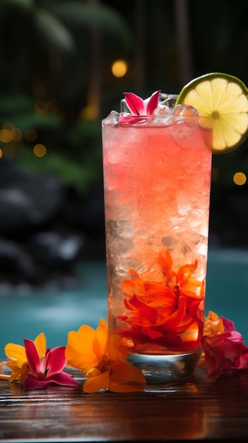 Der tropische Fusionscocktail „Mai Tai Mai Thai“ verleiht weltweite Aromen zur Entspannung Vertical Mobile