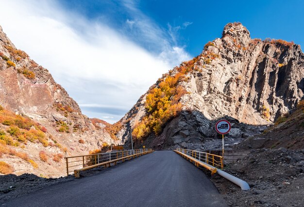 Der Weg zur Bergschlucht