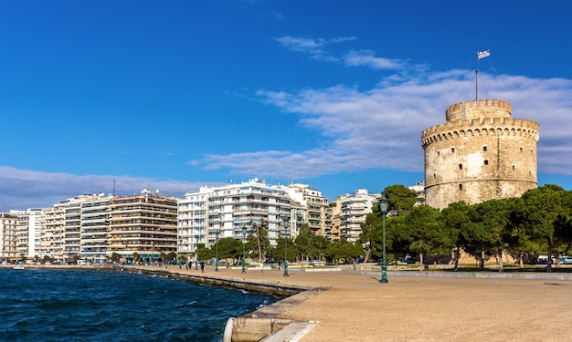 Der Weiße Turm von Thessaloniki in Griechenland