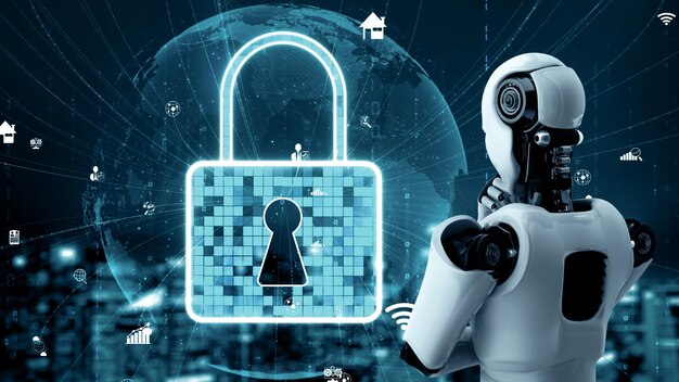 Der XAI-Roboter Humanoid verwendet Cloud-Computing-Technologie, um Daten auf einem Online-Server zu speichern