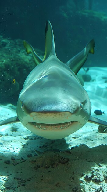 Der Zitronenhai schwimmt in den Gewässern vor der Küste Floridas