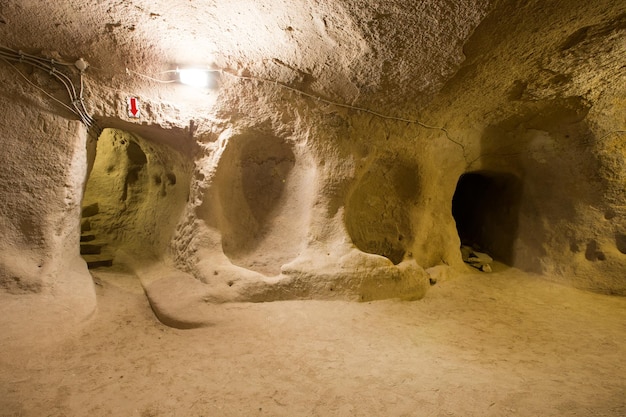 Derinkuyu-Höhlenstadt in Cappadocia die Türkei