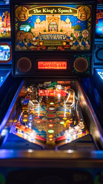 El desafío de la pelota real triunfa sobre la adversidad en la aventura de pinball retro del discurso del rey