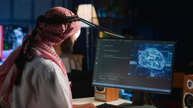 desarrollador programación de scripts de IA