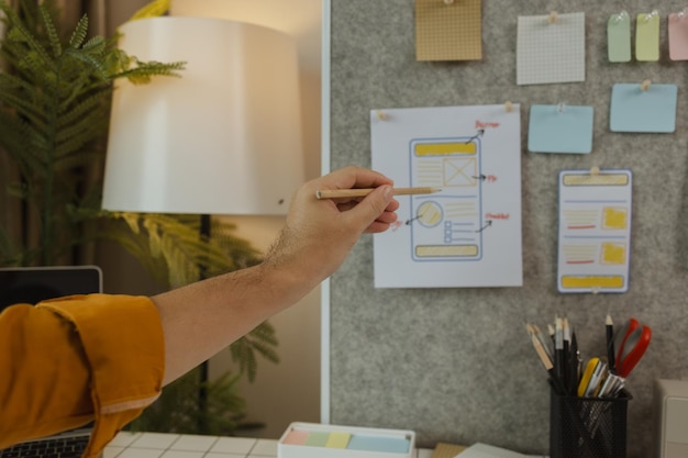 Un desarrollador web como Oficial de Experiencia de Usuario e Interfaz de Usuario está diseñando productos digitales hermosos y fáciles de usar que crean una experiencia emocional y visual positiva para los usuarios