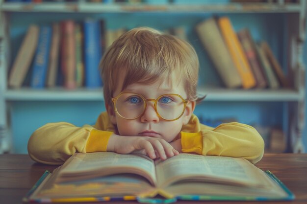 Foto desarrollo excepcional del niño mentes de genio alimentadas desde las primeras etapas