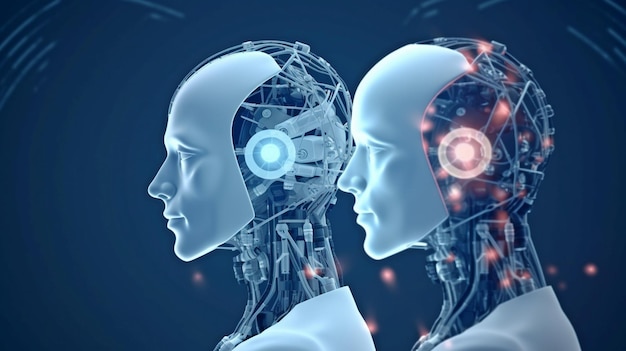 Desarrollo de robots y cyborgs para el futuro de la vida humana Diseño de tecnologías de aprendizaje automático y minería de datos digitales para el cerebro de la computadora IA generativa