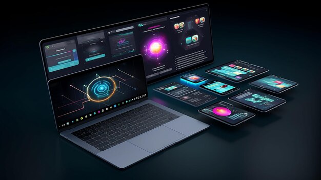 Desarrollo de sitios web multiplataforma y aplicaciones móviles para portátiles con IA generativa