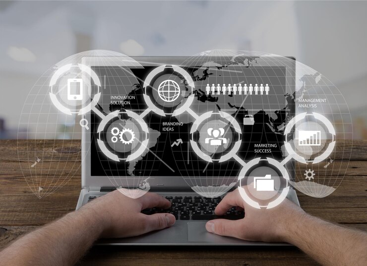 Foto desarrollo de tecnologías de programación y codificación.