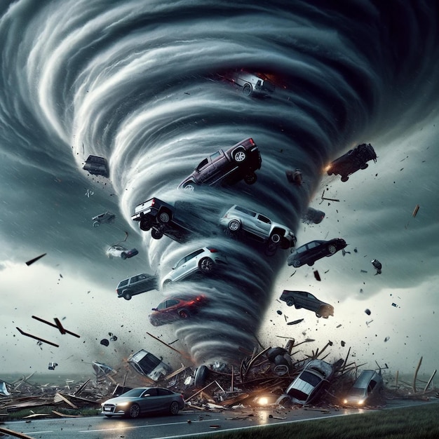 El desastre del tornado