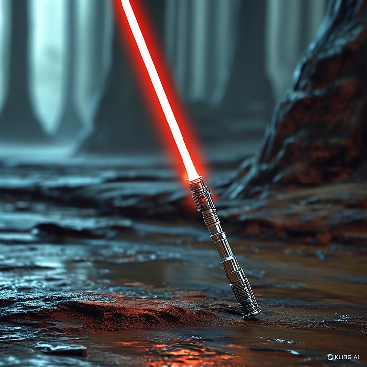 Foto desatar el poder del sable de luz de star wars