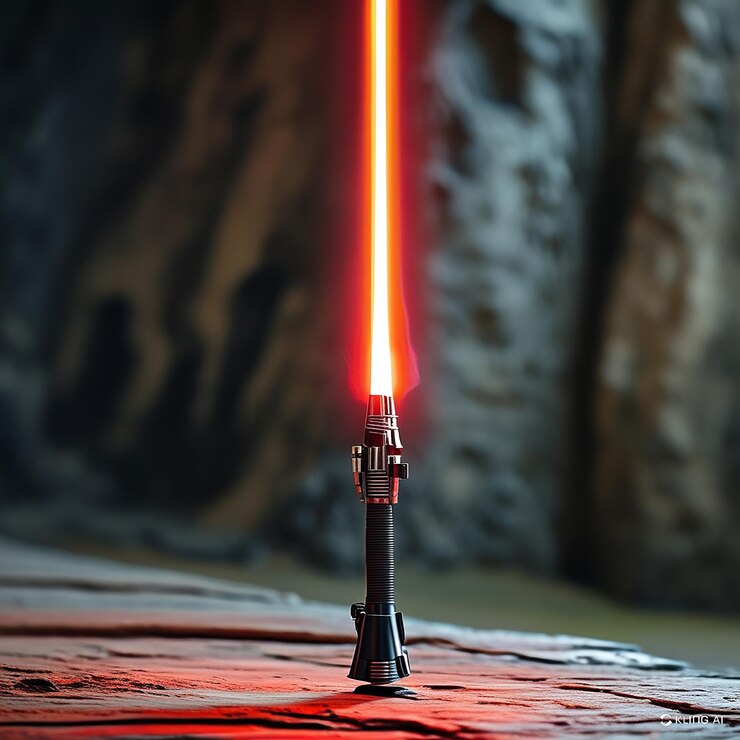 Foto desatar el poder del sable de luz de star wars