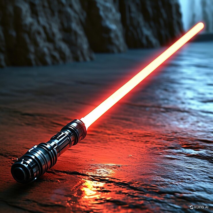 Foto desatar el poder del sable de luz de star wars