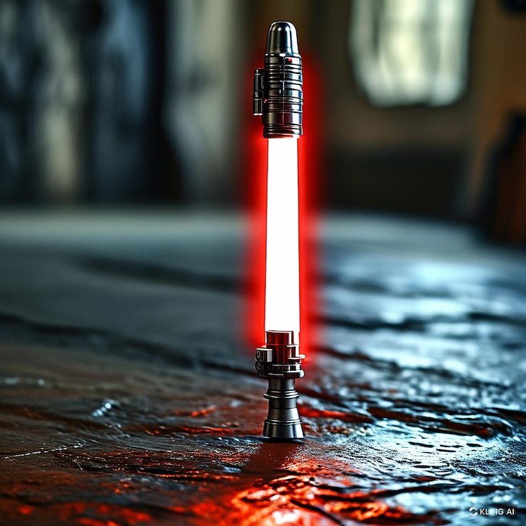 Foto desatar el poder del sable de luz de star wars