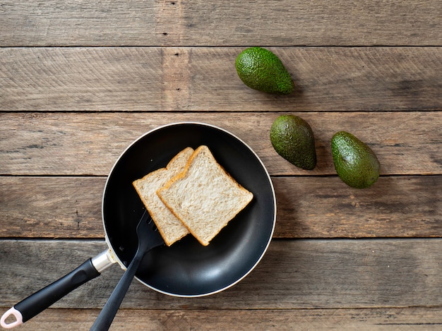 Desayuno con aguacate Dieta para perder peso La madera