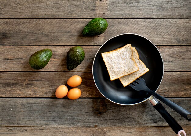 Desayuno con aguacate Dieta para perder peso La madera