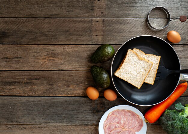 Desayuno con aguacate Dieta para perder peso La madera