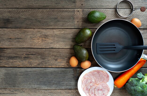 Desayuno con aguacate Dieta para perder peso La madera