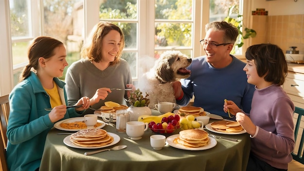 Desayuno en casa