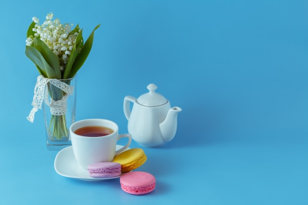 Desayuno estacional con macarrones