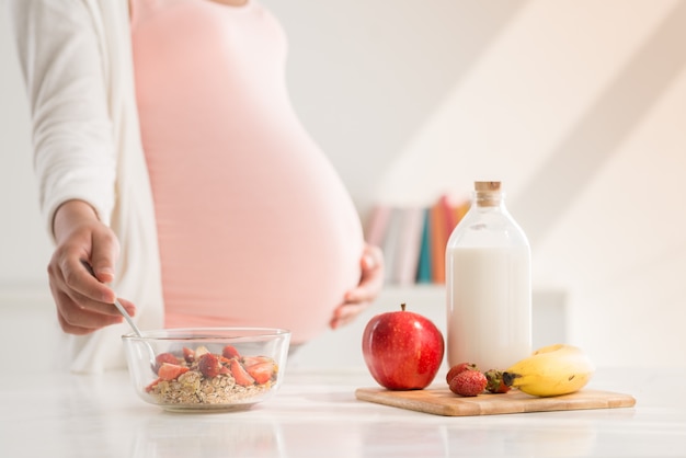 Desayuno para futura madre