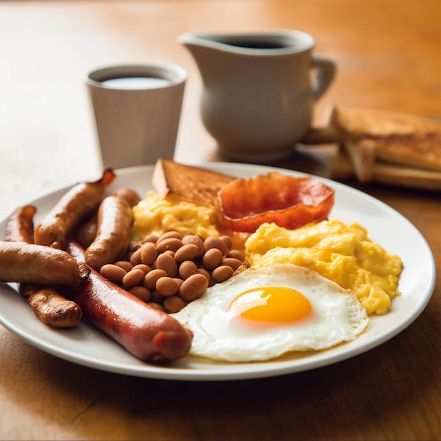 Foto desayuno en inglés