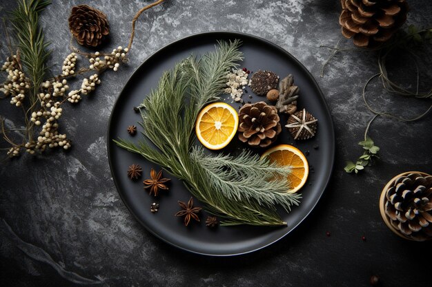 Foto el desayuno de navidad.