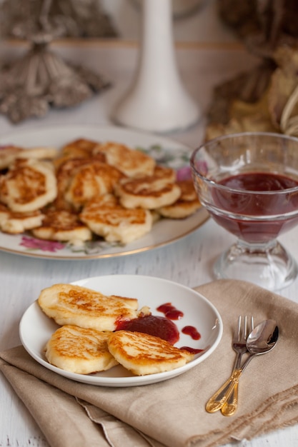 Desayuno con panqueques