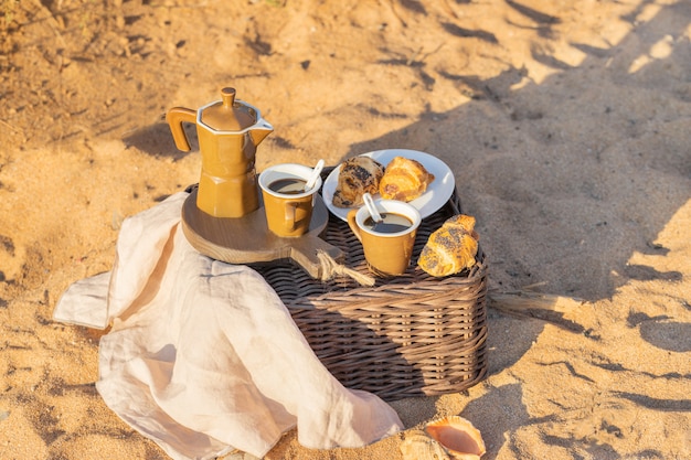 Desayuno en la playa