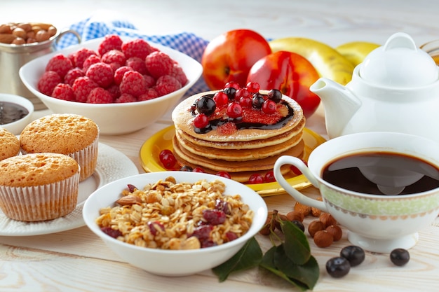 Foto desayuno saludable