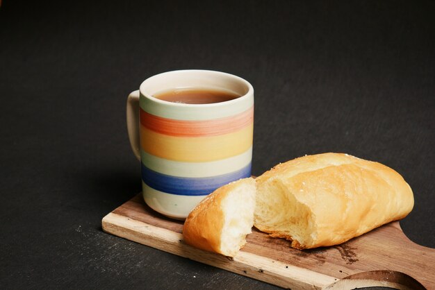 desayuno simple en la mañana