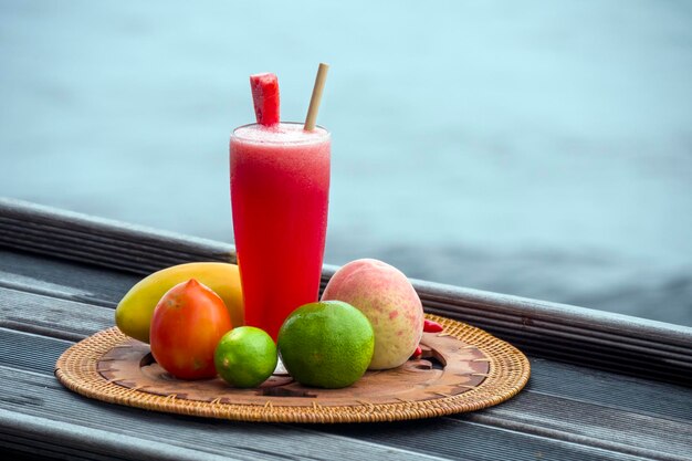 Desayuno con vistas al mar en Bali