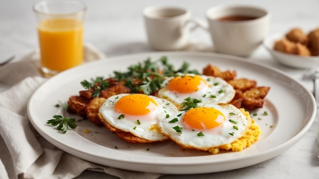 Foto el desayuno.