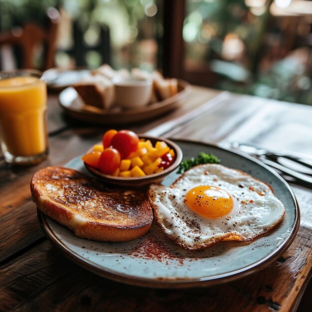 El desayuno.