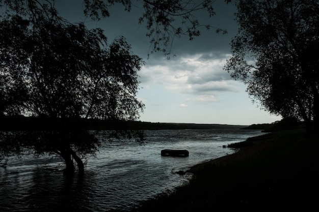 Desbordamiento del río Oka entre Tarusa y Serpukhov