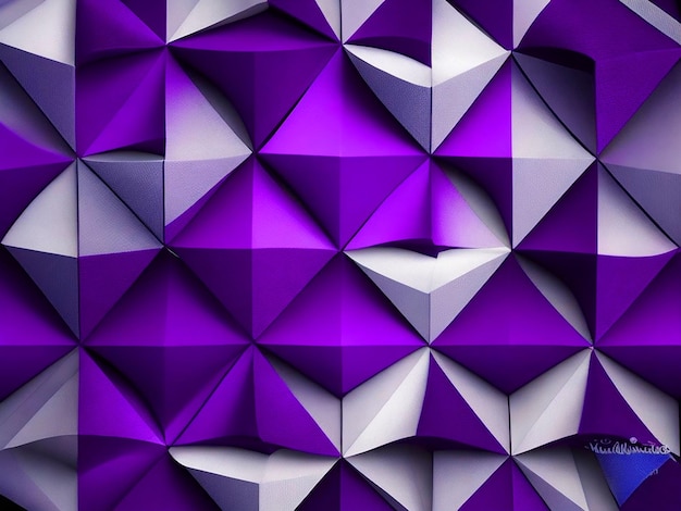 Descarga gratuita de patrón de cuadrados y triángulos con tonos morados.