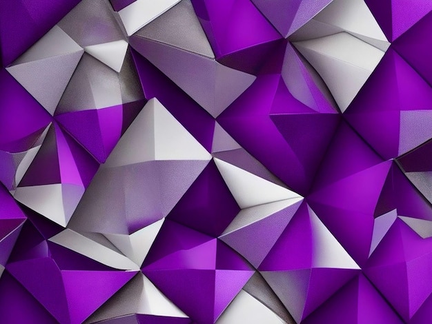 Descarga gratuita de patrón de cuadrados y triángulos con tonos morados.