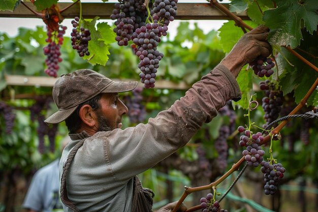 Descreva a satisfação dos agricultores à medida que colhem pl generative ai