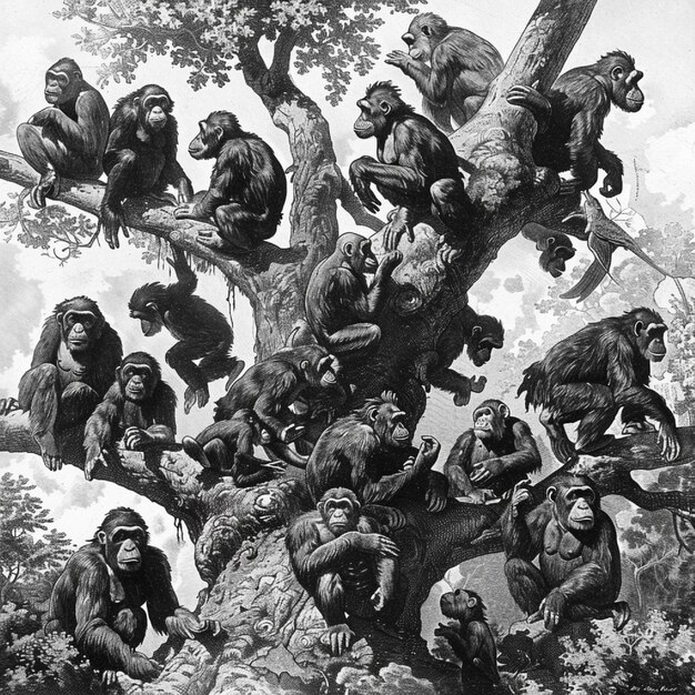 Describa las complejas estructuras sociales de las comunidades de primates