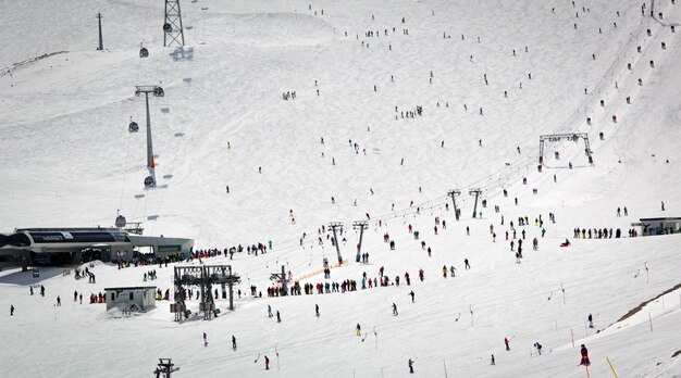 Descripción de la estación de esquí de Austria en los Alpes