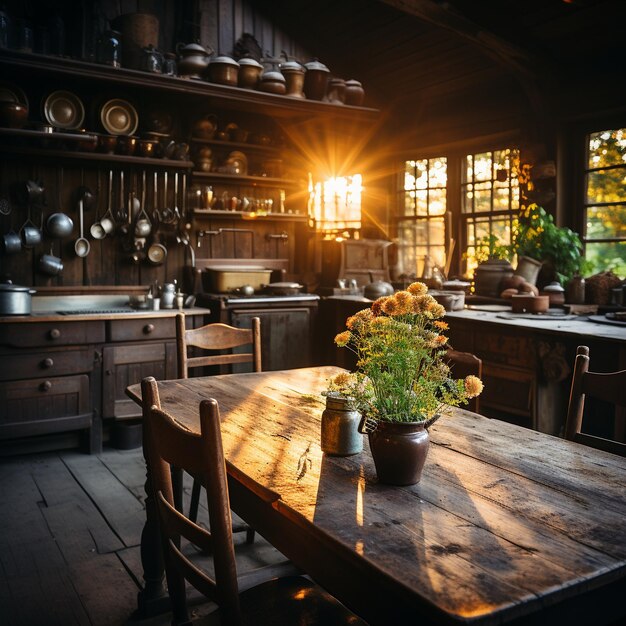 Descubra a beleza assombrosa de uma cozinha abandonada